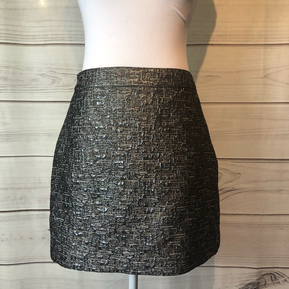Banana Republic silver skirt. NWT